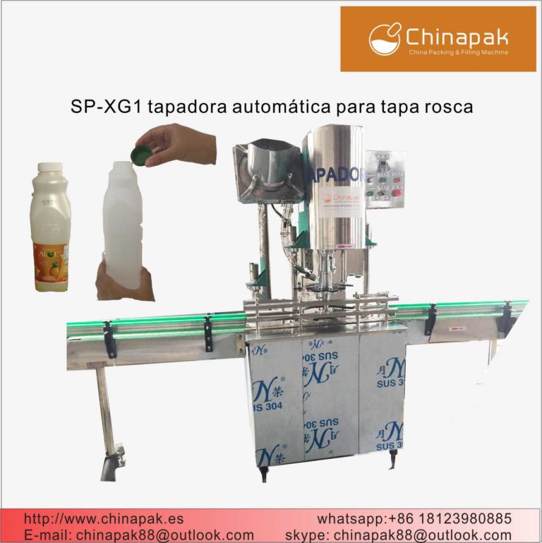 Tapadora automática taponadora y roscadora